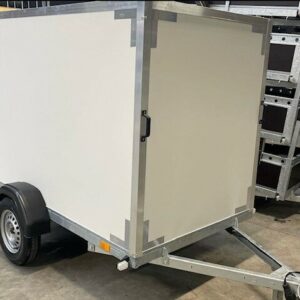 258x130cm - einachsiger geschlossener Anhänger