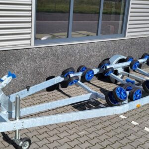 Vlemmix Einachs-Flex-Roll-Bootsanhänger 631x210cm 1350kg